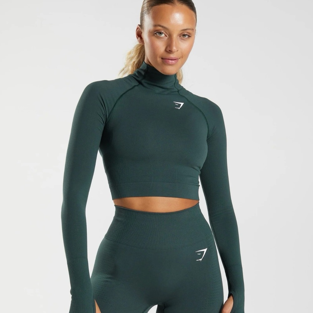 Gymshark vital seamless 2.0 high neck midi top